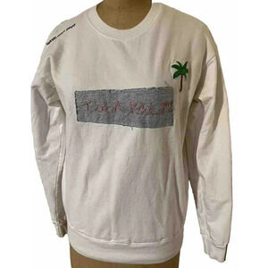 Unemployed Denim Isla Palm Sweatshirt Size Small